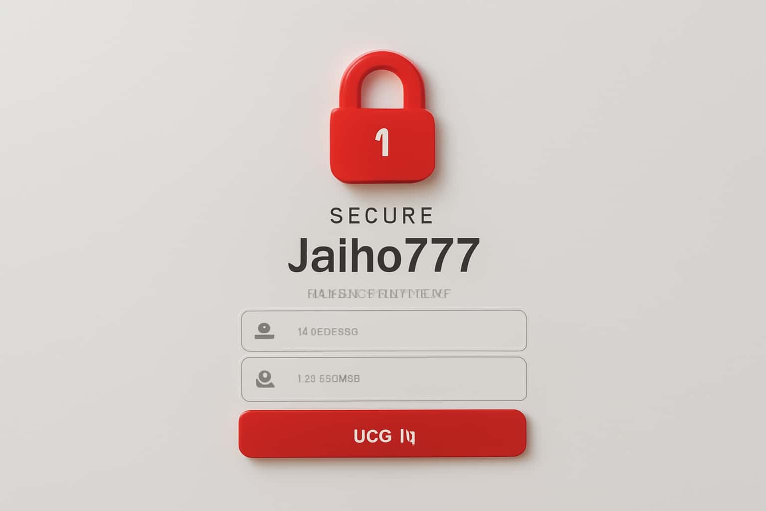 Secure Jaiho777 Member Login Interface