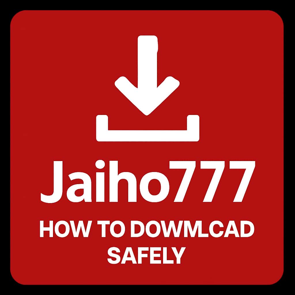 Icon representing the guide to download Jaiho777 safely.