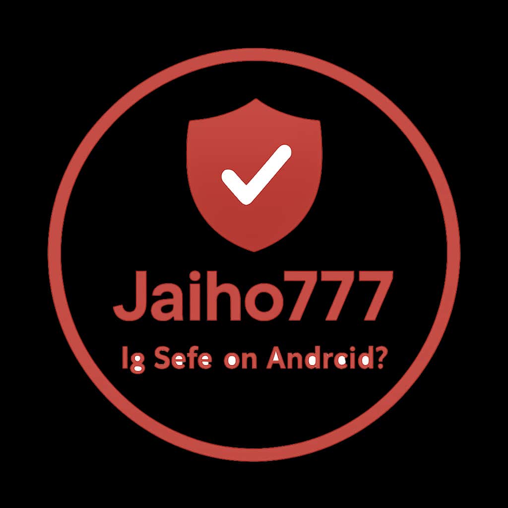 An icon representing the safety of Jaiho777 on Android.