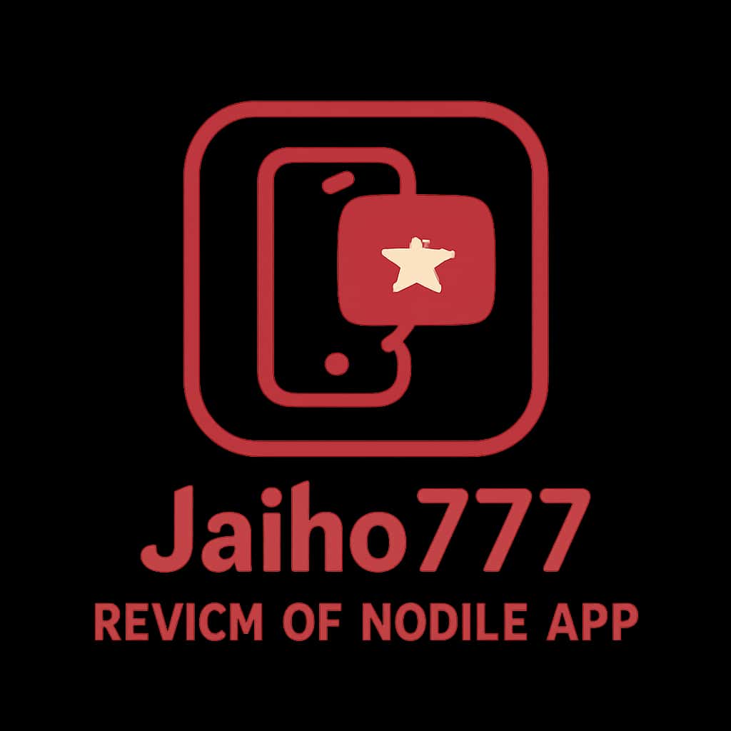 A simple badge illustrating the Jaiho777 app as a guide resource.