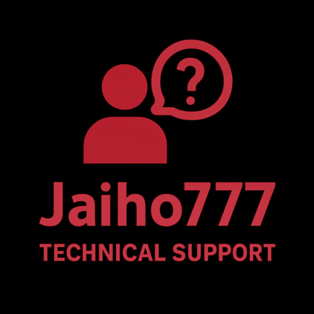 A professional badge for Jaiho777 Technical Support.