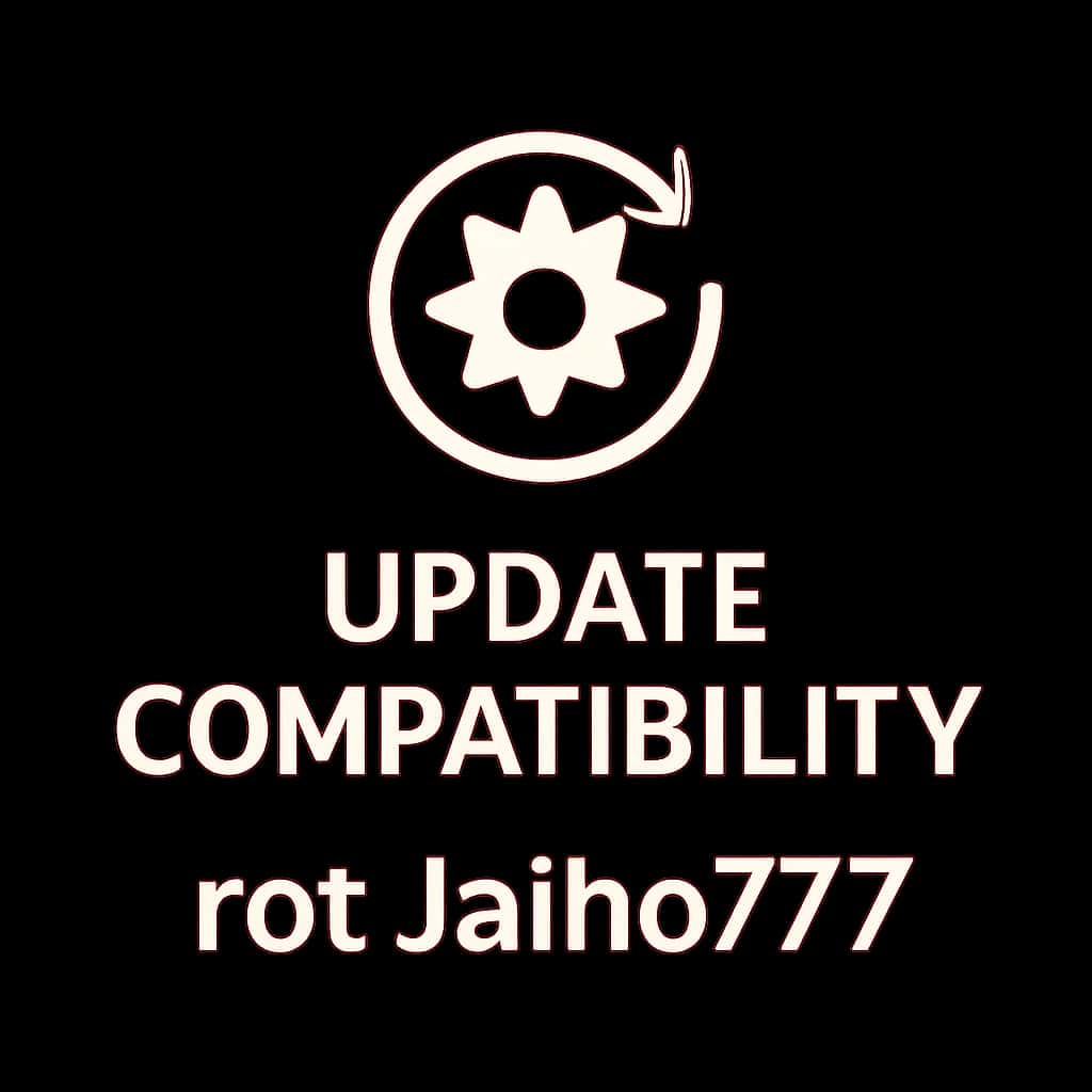 An icon symbolizing the compatibility of Jaiho777 updates.