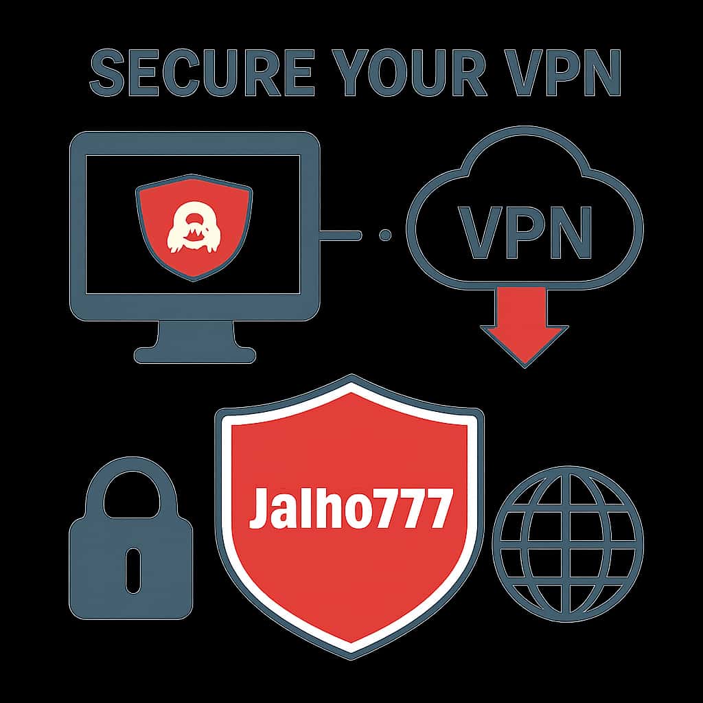 Diagram illustrating the benefits of using Jaiho777 VPN.