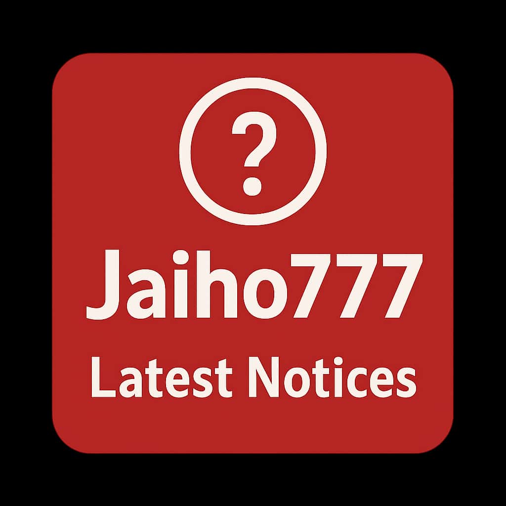 Icon representing Latest Jaiho777 Notices.