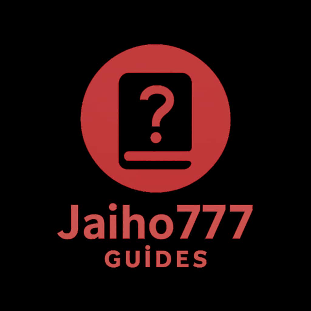 Icon representing Jaiho777 Guides as an informative resource.